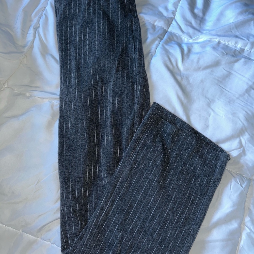 American Eagle Outfitters Charcoal Pinstripe Pants